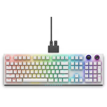 Alienware Tri-Mode AW920K klaviatūra žaidimams USB + RF belaidis + Bluetooth balta