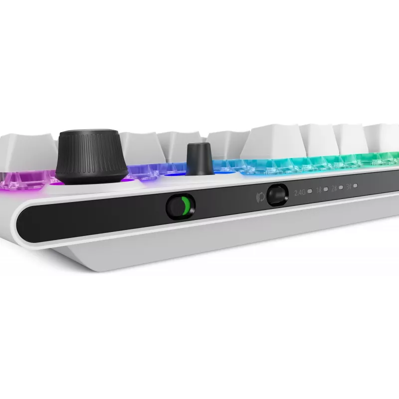 Alienware Tri-Mode AW920K klaviatūra žaidimams USB + RF belaidis + Bluetooth balta