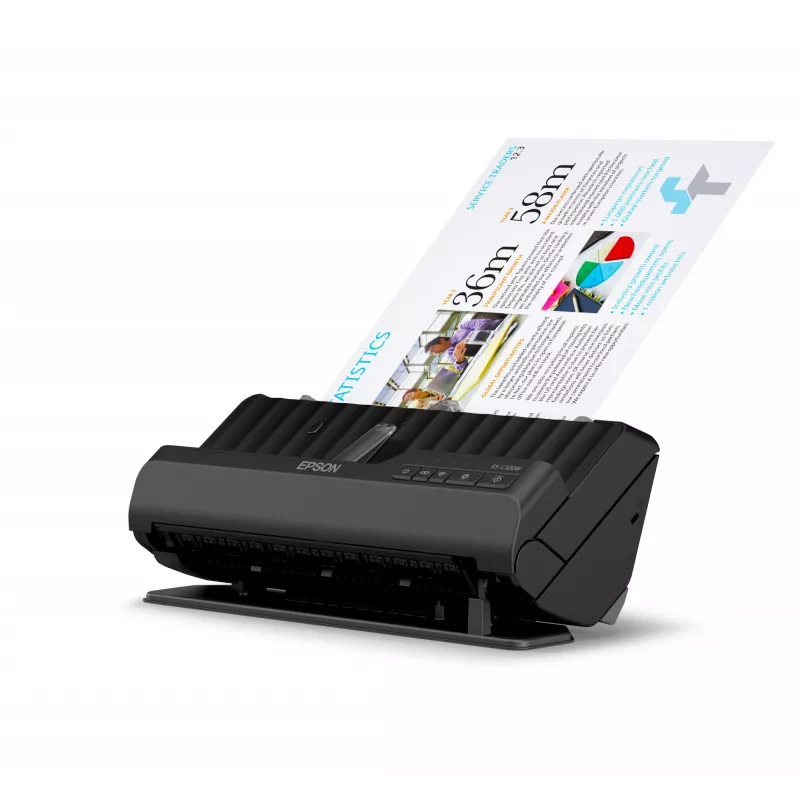 Epson ES-C320W ADF + lakštų skaitytuvas 600 x 600 DPI A4 Juoda