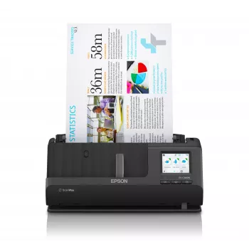 Epson ES-C380W ADF + plokščiasis skaitytuvas 600 x 600 DPI A4 Juoda
