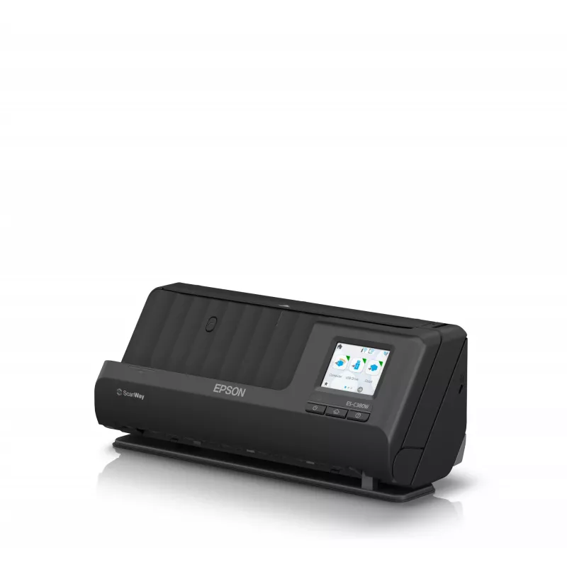 Epson ES-C380W ADF + plokščiasis skaitytuvas 600 x 600 DPI A4 Juoda
