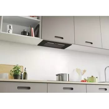 Įmontuojamas gartraukis CANDY CPY5MBG, 520 mm, 298 m³/h, juodas stiklas, kanalinis/recirkuliacinis