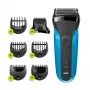Braun Series 3 310BT elektrinis skustuvas – šlapiam ir sausam skutimuisi skirtas folijos skutiklis su barzdos kirpimo priedais