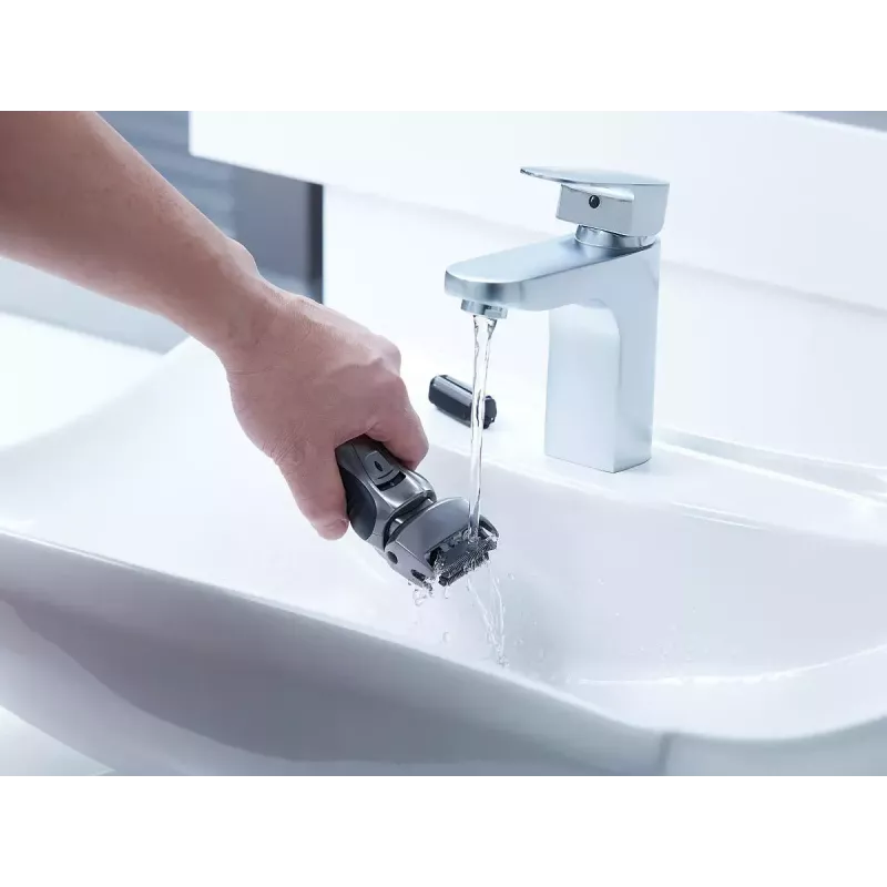 Elektrinis skustuvas Panasonic ES-RW33 Juoda Sidabrinė AC Battery 21 min
