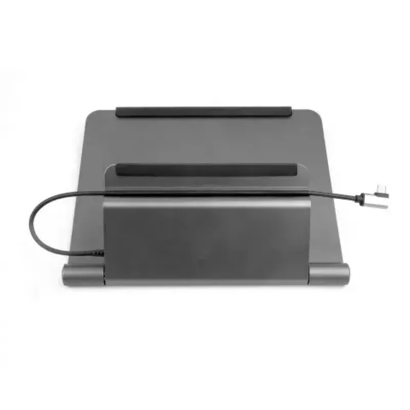 Nešiojamojo kompiuterio stovas Acer HP.DSCAB.012, 11,6–15,6 colių nešiojamiesiems kompiuteriams, sidabrinis, 270×45×300 mm, 0,821 kg