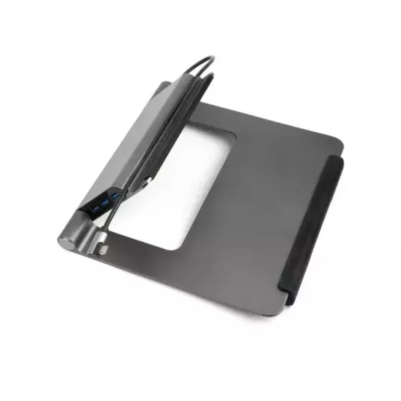 Nešiojamojo kompiuterio stovas Acer HP.DSCAB.012, 11,6–15,6 colių nešiojamiesiems kompiuteriams, sidabrinis, 270×45×300 mm, 0,821 kg