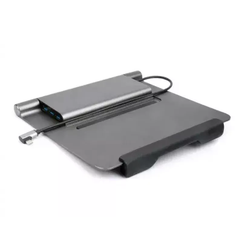 Nešiojamojo kompiuterio stovas Acer HP.DSCAB.012, 11,6–15,6 colių nešiojamiesiems kompiuteriams, sidabrinis, 270×45×300 mm, 0,821 kg