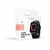 FIXED ekrano apsauga, skirta Apple Watch 45mm Series 8 — polikarbonatinė, skaidri, viso ekrano rėmelio apsauga