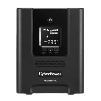 Nepertraukiamo maitinimo šaltinis (UPS) CyberPower PR2200ELCDSL, linijinis-interaktyvus, 2,2 kVA / 1980 W, 9 AC lizdai