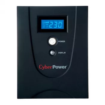 Nenutrūkstamo maitinimo šaltinis CYBERPOWER VALUE2200EILCD, 2,2 kVA (1320 W), 6 kintamosios srovės lizdai, AVR, LCD, bokštinis, 230 V