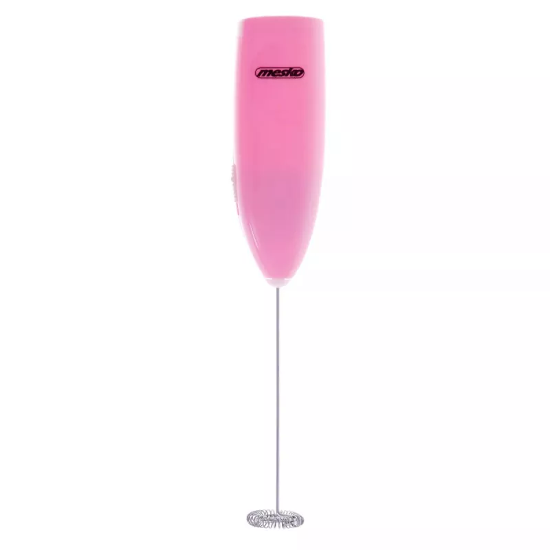 Pieno putotuvas Mesko MS 4493p — rankinis elektrinis putotuvas, rožinis