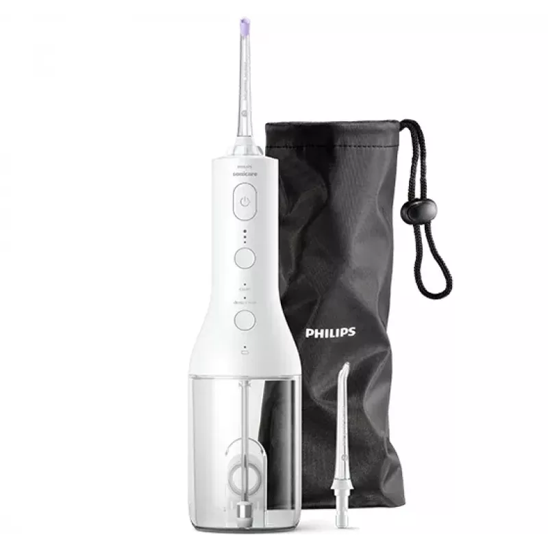 Philips Sonicare 3000 serijos belaidis elektrinis irigatorius HX3826/31 - Baltas