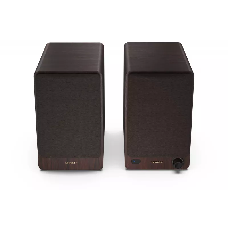 Sharp BOOKSHELF SPEAKERS 2-eigės rudos laidinės ir belaidės 60 W