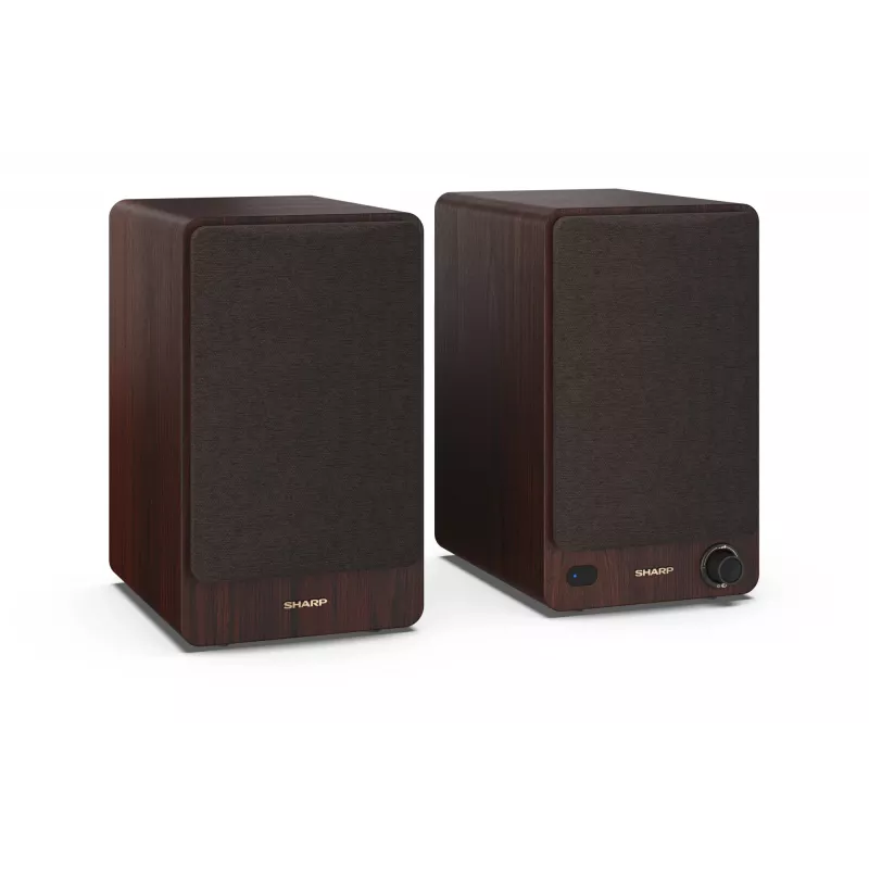 Sharp BOOKSHELF SPEAKERS 2-eigės rudos laidinės ir belaidės 60 W