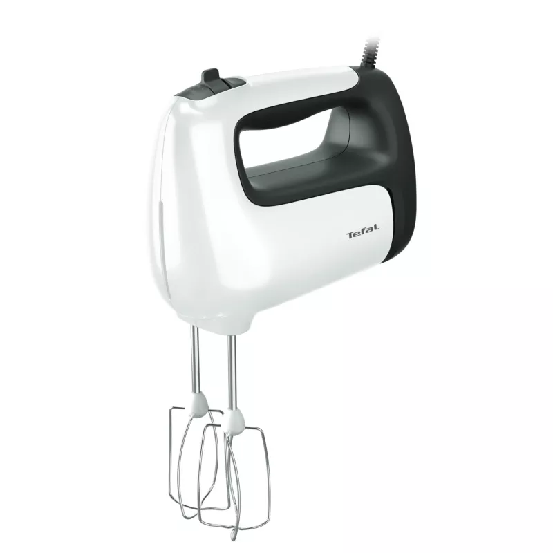 Rankinis plaktuvas Tefal Prep'Mix HT4621 — 500 W, 5 greičiai, metaliniai plaktuvai, baltas
