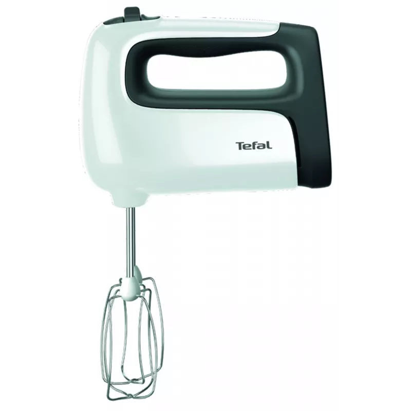 Rankinis plaktuvas Tefal Prep'Mix HT4621 — 500 W, 5 greičiai, metaliniai plaktuvai, baltas