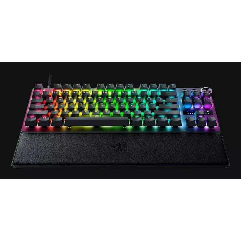 Razer Huntsman V3 Pro Tenkeyless klaviatūra su optiniais jungikliais, RGB, juoda