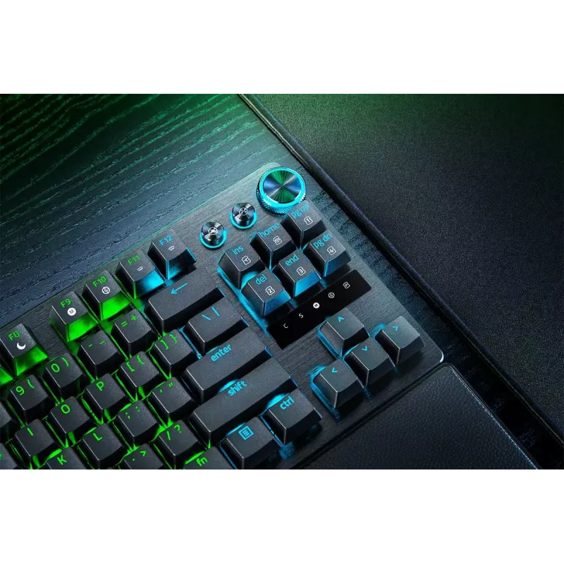 Razer Huntsman V3 Pro Tenkeyless klaviatūra su optiniais jungikliais, RGB, juoda