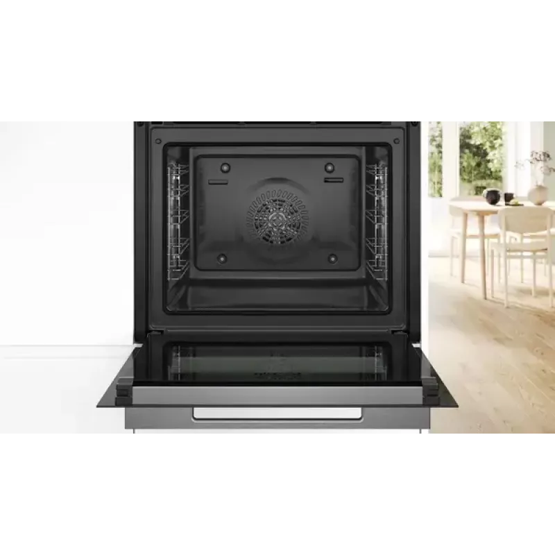 Įmontuojama orkaitė Bosch HBG7721W1S, elektrinė, pirolizė