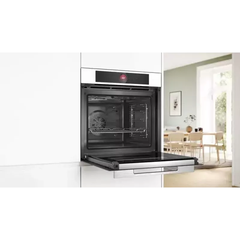 Įmontuojama orkaitė Bosch HBG7721W1S, elektrinė, pirolizė