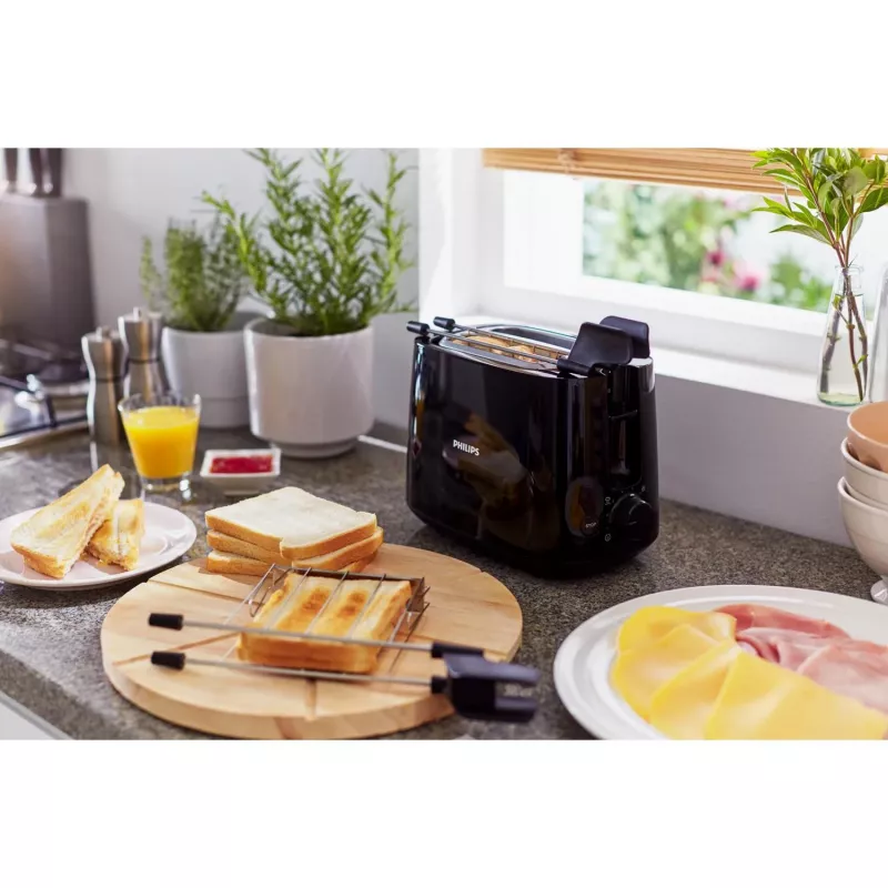 Philips Daily Collection HD2583/90 skrudintuvas 8 8 riekelės(-ių) 600 W Juoda