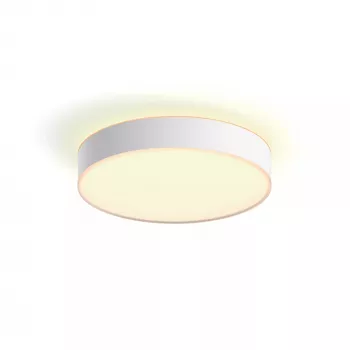 Philips Hue White ambience Enrave vidutinis lubų šviestuvas, išmanusis lubų šviestuvas, Bluetooth, balta, LED, metalinis, nekeičiama (-os) lemputė (-ės)