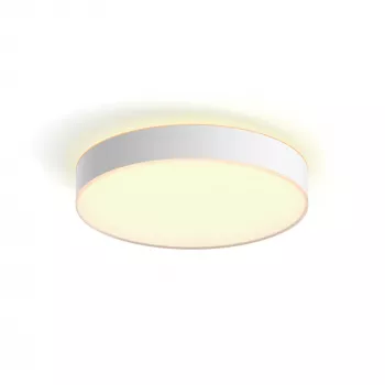 Philips Hue White ambience Enrave didelė lubinė lempa, Išmanusis lubų šviestuvas, Bluetooth, Balta, LED, Metalas, Nekeičiama (-os) lemputė (-ės)