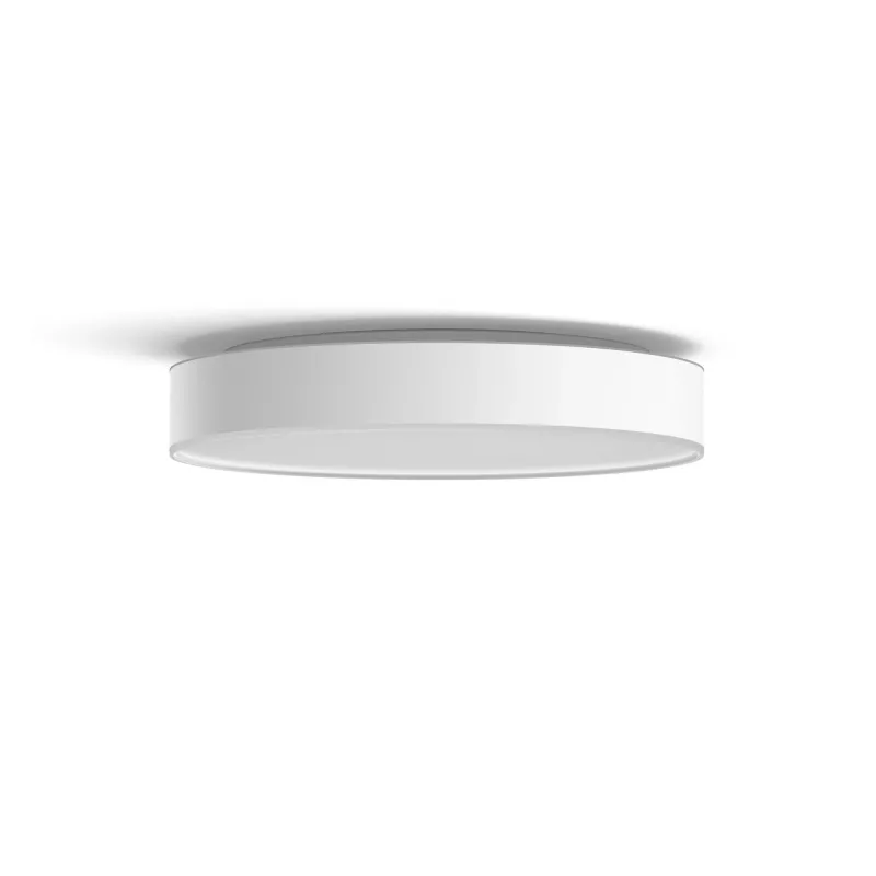 Philips Hue White ambience Enrave didelė lubinė lempa, Išmanusis lubų šviestuvas, Bluetooth, Balta, LED, Metalas, Nekeičiama (-os) lemputė (-ės)