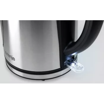Gorenje K15DWS elektrinis virdulys 1,5 l 2200 W juoda, nerūdijantis plienas