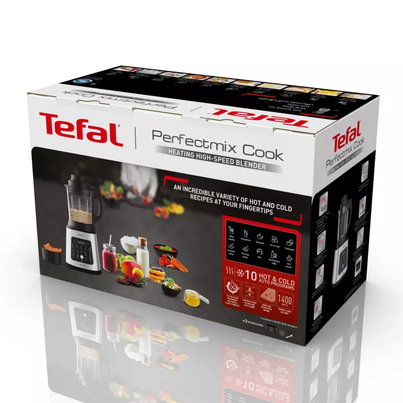 Tefal Perfectmix Cook BL83SD 1,75 l stacionarus trintuvas 1400 W juoda, nerūdijantis plienas