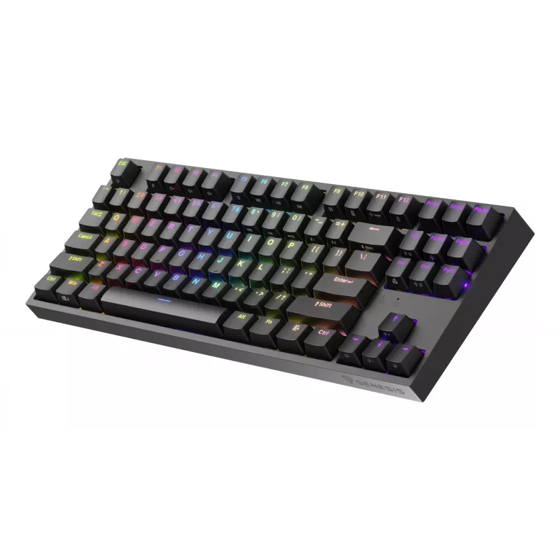 GENESIS Thor 404 TKL klaviatūra Žaidimams USB QWERTY US English Juoda
