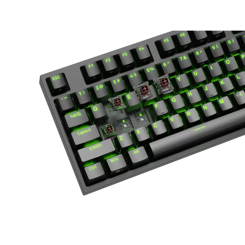 GENESIS Thor 404 TKL klaviatūra Žaidimams USB QWERTY US English Juoda