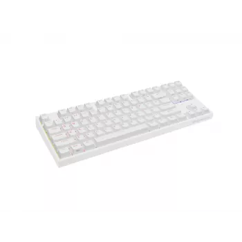 GENESIS Thor 404 TKL klaviatūra Gaming USB QWERTY US International White