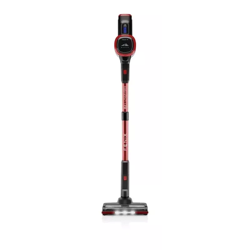 Rankinis belaidis dulkių siurblys ETA ETA223390000 Fenix — belaidis 25,2 V, iki 40 min veikimo laiko, pilka/raudona