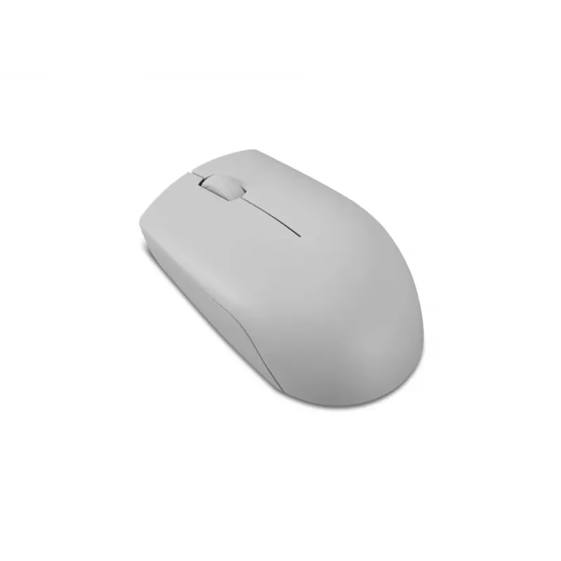 Belaidė „Lenovo Compact pelė Arctic Grey“ — abiem rankoms tinkama, RF belaidė, 1000 DPI, 3 mygtukai, maitinama baterijomis