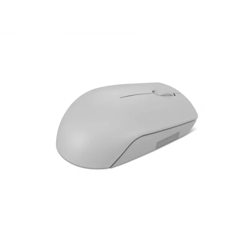 Belaidė „Lenovo Compact pelė Arctic Grey“ — abiem rankoms tinkama, RF belaidė, 1000 DPI, 3 mygtukai, maitinama baterijomis