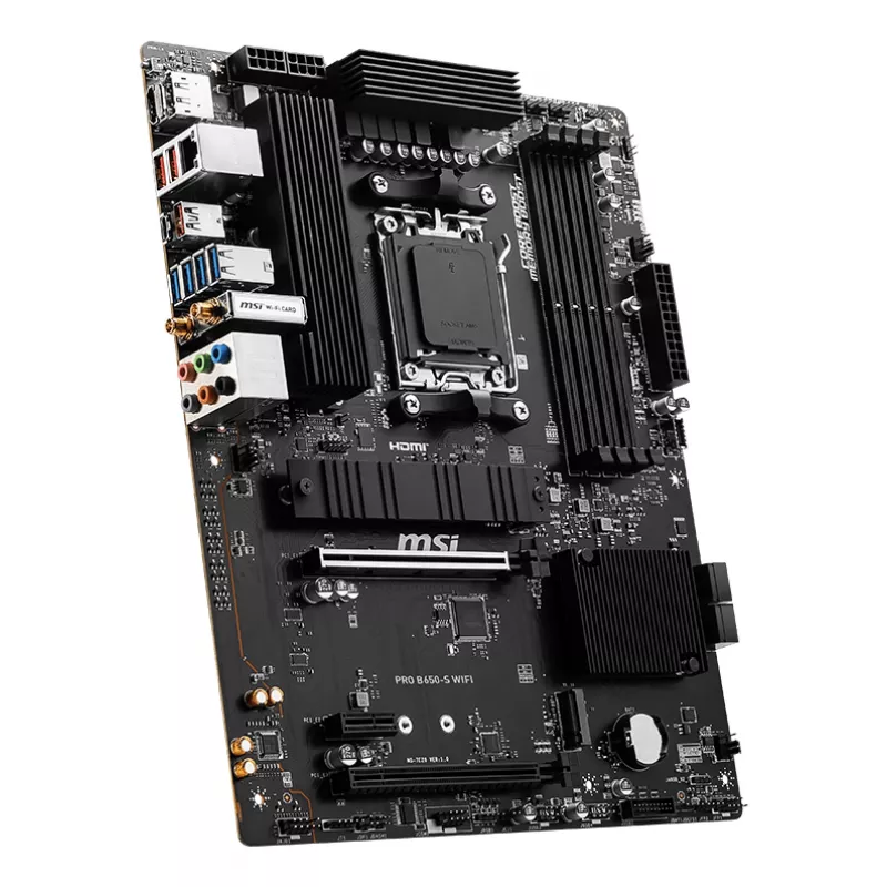Motininė plokštė MSI PRO B650-S WIFI, AMD B650, lizdas AM5, ATX