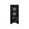 PC korpusas MSI MAG FORGE 120A AIRFLOW Midi Tower — juodas, grūdintas stiklas, tinklelis, 3×120 mm priekiniai ventiliatoriai, 2×120 mm viršutiniai ventiliatoriai, ATX palaikymas