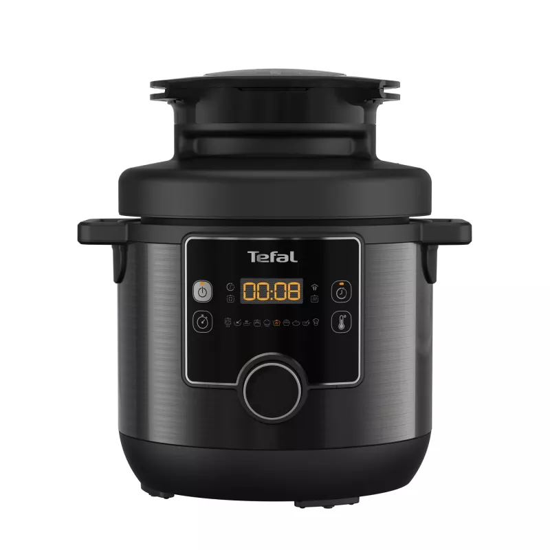 Multivirkė-garintuvas Tefal Turbo Cuisine & Fry CY7788 — 7,6 l, 1200 W, 15 programų, juoda