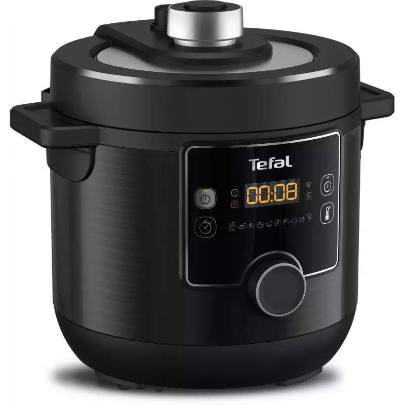 Multivirkė-garintuvas Tefal Turbo Cuisine & Fry CY7788 — 7,6 l, 1200 W, 15 programų, juoda