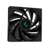 All-in-one skysčio aušintuvas DeepCool LS720S Zero Dark — 3×120 mm ventiliatoriai, 120 mm radiatorius, 41 cm vamzdeliai, 6 W siurblys, LGA1151/AM4/AM5 palaikymas, juodas