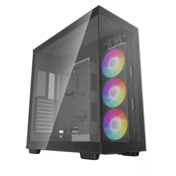 PC korpusas DeepCool CH780 Tower — Full Tower, E-ATX palaikymas, grūdintas stiklas, aRGB, USB-C, maks. GPU 480 mm