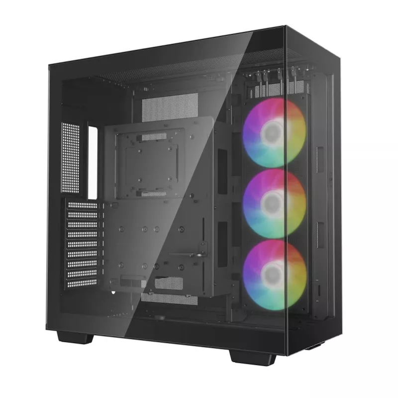 PC korpusas DeepCool CH780 Tower — Full Tower, E-ATX palaikymas, grūdintas stiklas, aRGB, USB-C, maks. GPU 480 mm