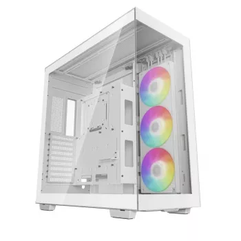 PC korpusas DeepCool CH780 WH Tower White — Full Tower, E-ATX, grūdintas stiklas, aRGB, 48 cm GPU, 13,2 cm CPU aušintuvas