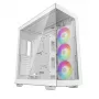 PC korpusas DeepCool CH780 WH Tower White — Full Tower, E-ATX, grūdintas stiklas, aRGB, 48 cm GPU, 13,2 cm CPU aušintuvas