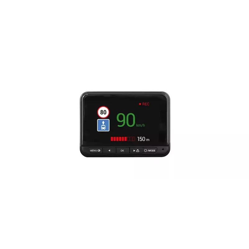 Vaizdo registratorius Navitel R9 Dual Full HD Wi-Fi baterija Juoda