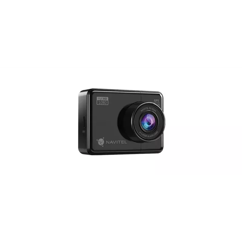 Vaizdo registratorius Navitel R9 Dual Full HD Wi-Fi baterija Juoda