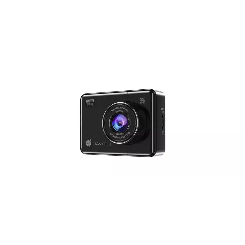 Vaizdo registratorius Navitel R9 Dual Full HD Wi-Fi baterija Juoda