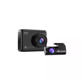 Vaizdo registratorius Navitel R9 Dual Full HD Wi-Fi baterija Juoda