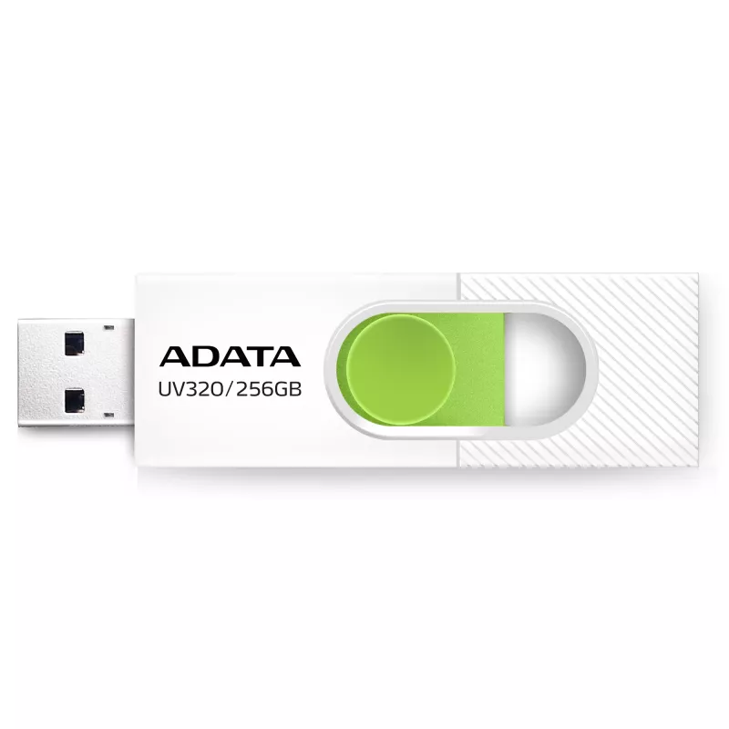 ADATA UV320 USB atmintinė 256 GB USB Type-A 3.2 Gen 1 (3.1 Gen 1) Žalia, Balta